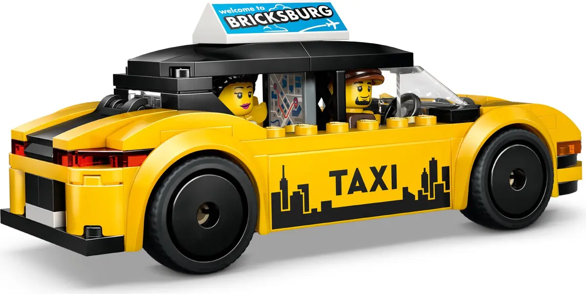 LEGO City 60487 Yellow Taxi set, image 11