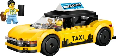 LEGO City 60487 Yellow Taxi set