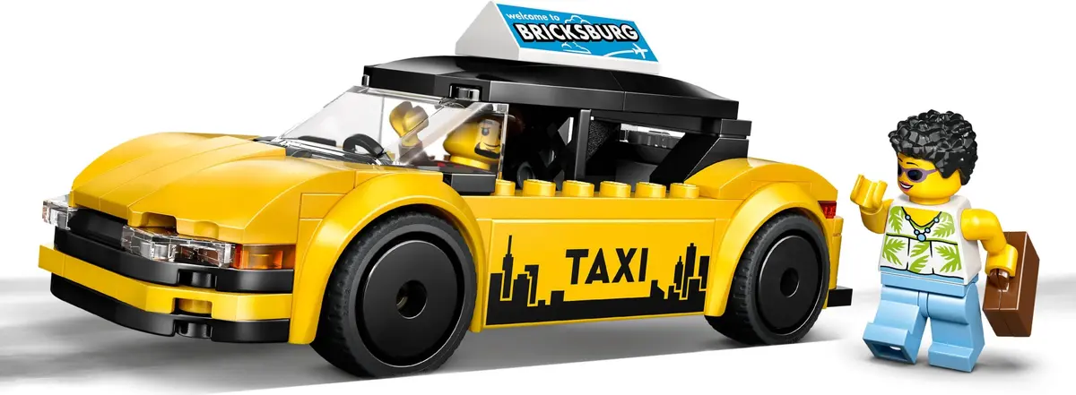LEGO City 60487 Yellow Taxi set, image 9