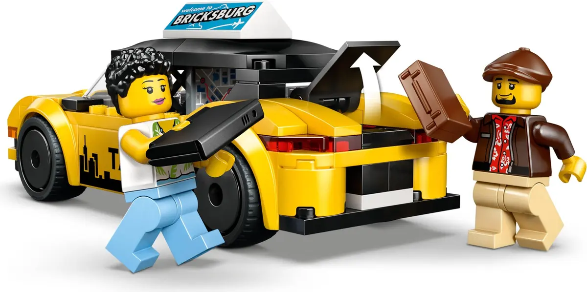 LEGO City 60487 Yellow Taxi set, image 12