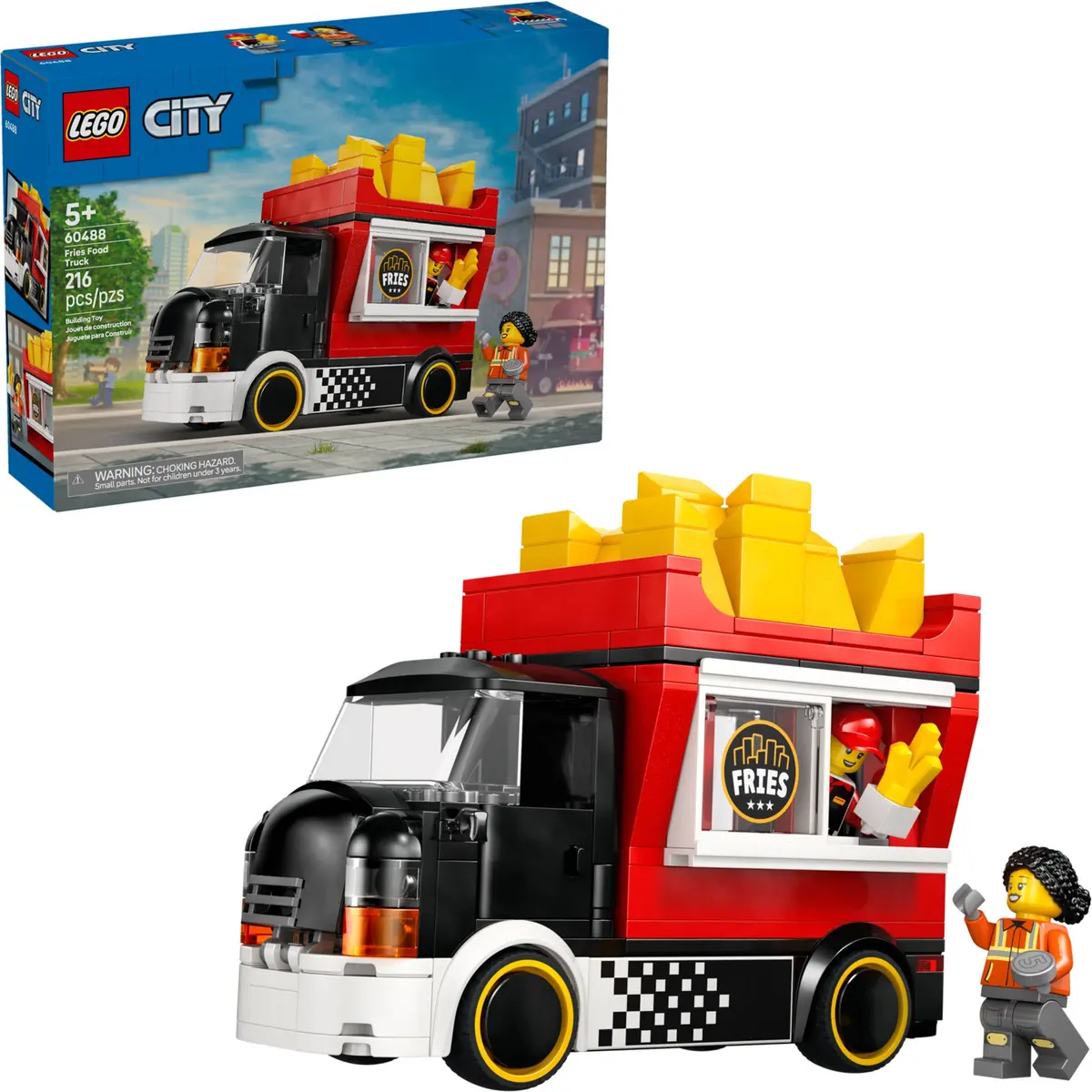 LEGO City 60488 Fries Food Truck set, image 3