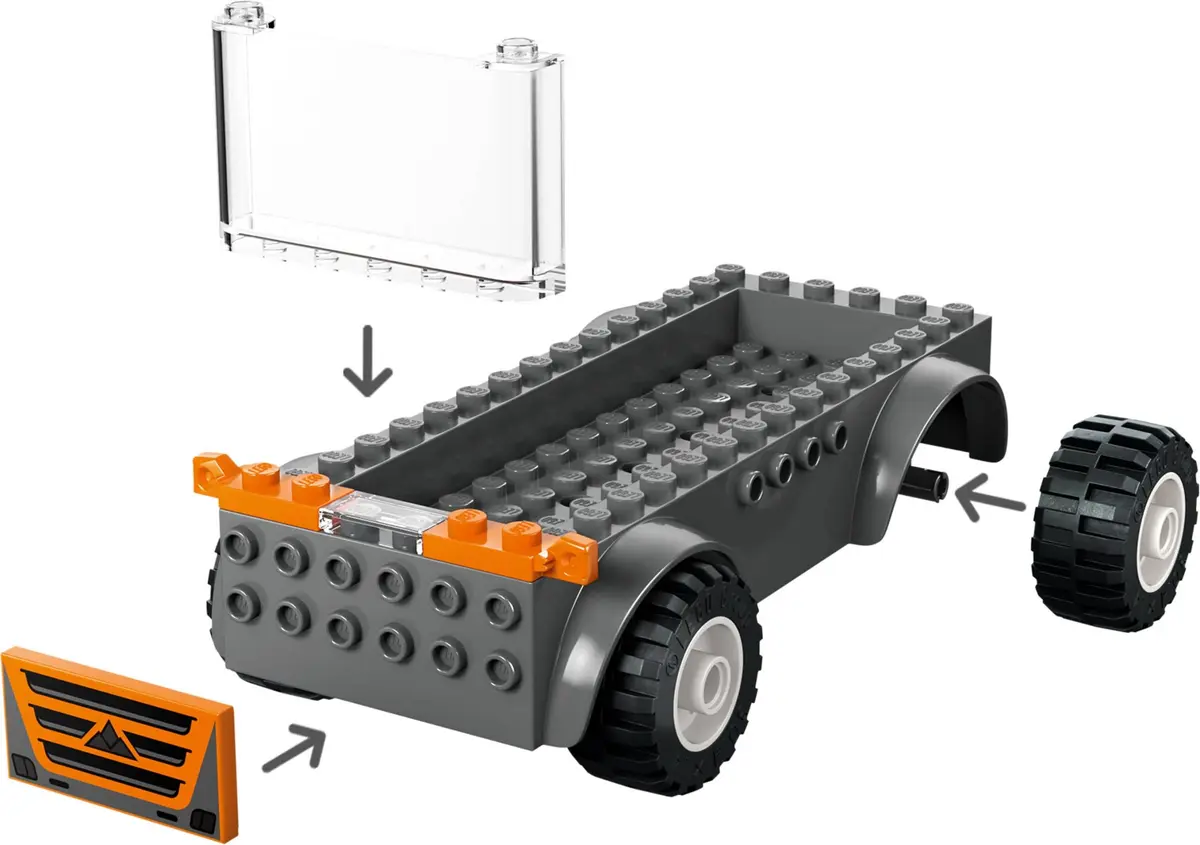 LEGO City 60491 Motorcycle Transporter set, image 9