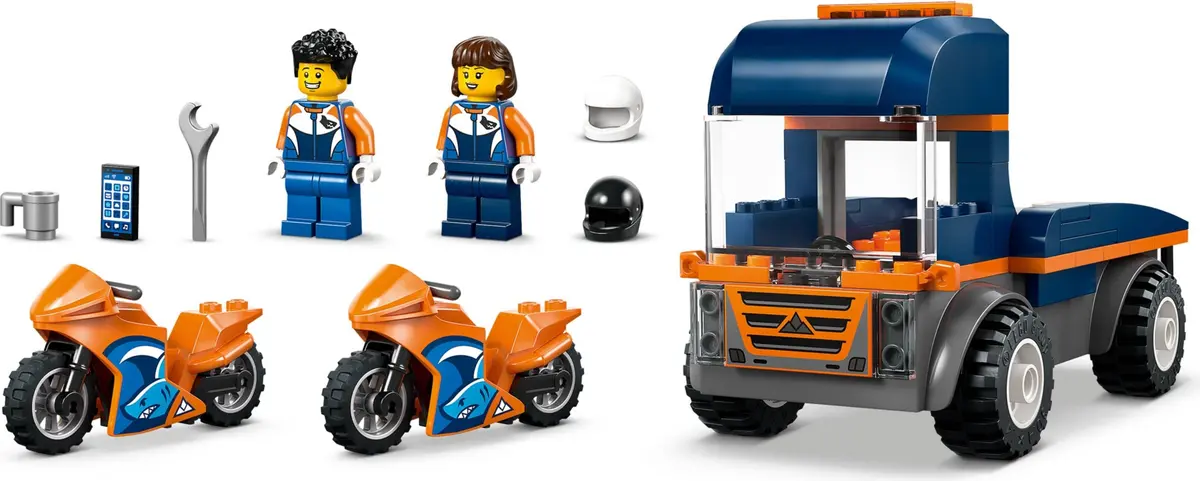 LEGO City 60491 Motorcycle Transporter set, image 8