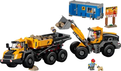 LEGO City 60494 Dump Truck & Front End Loader set