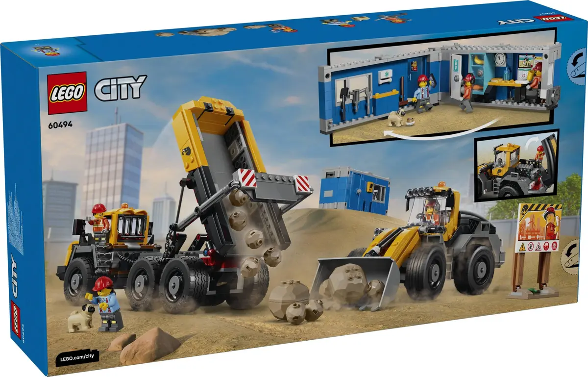 LEGO City 60494 Dump Truck & Front End Loader set, image 3