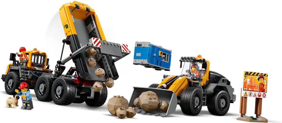 LEGO City 60494 Dump Truck & Front End Loader set, image 10