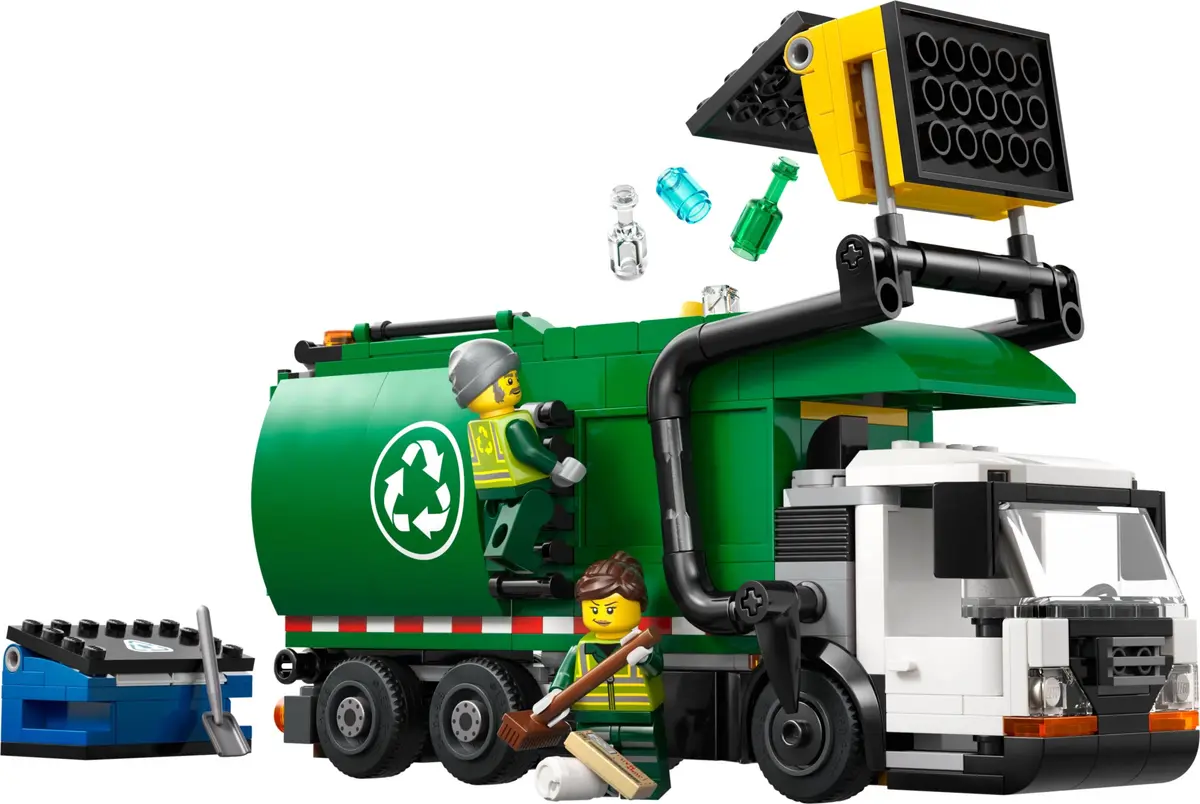 LEGO City 60495 Recycling Truck set