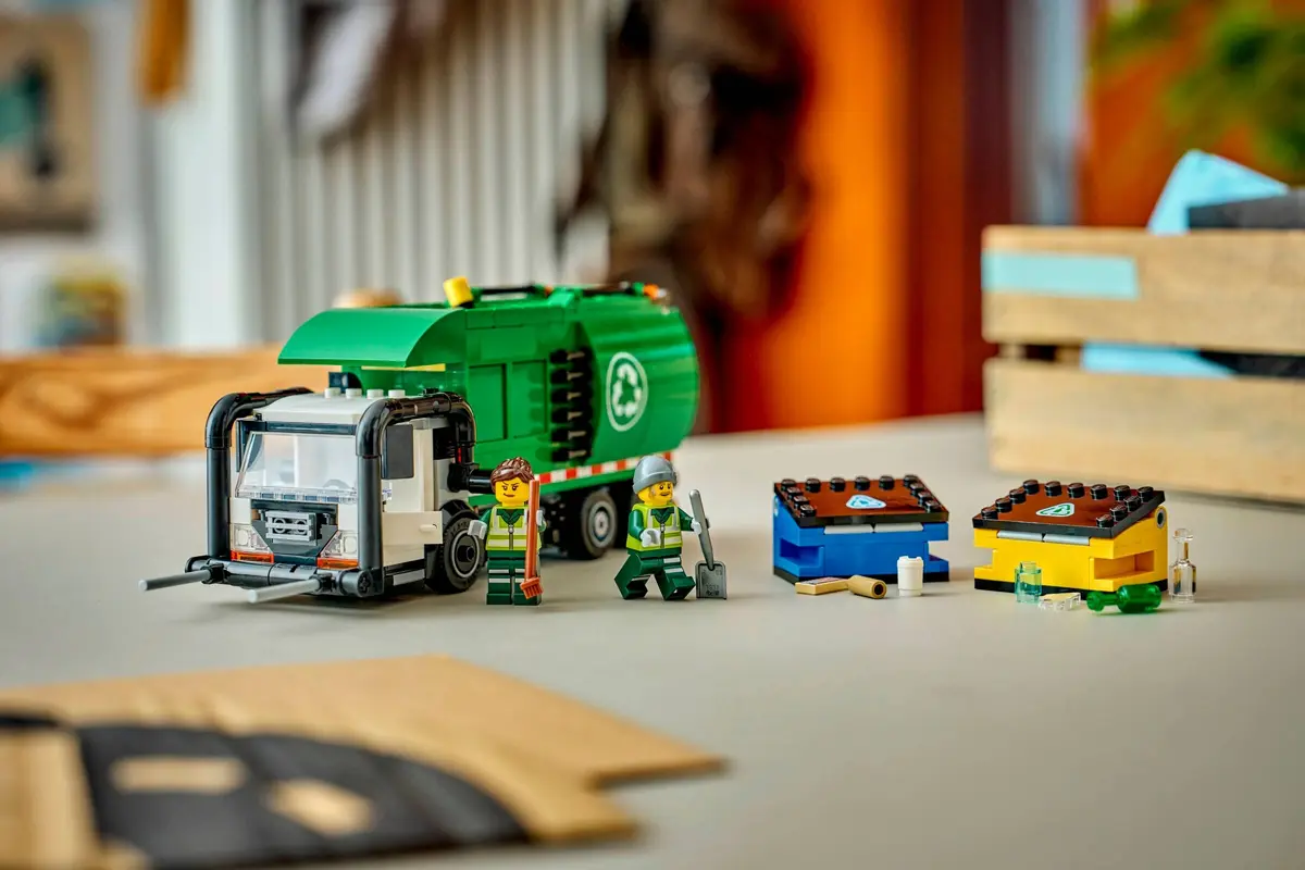 LEGO City 60495 Recycling Truck set, image 7