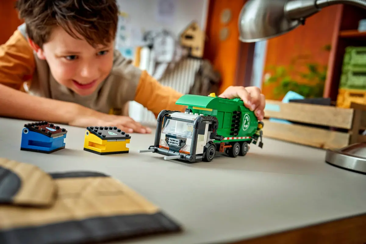 LEGO City 60495 Recycling Truck set, image 6