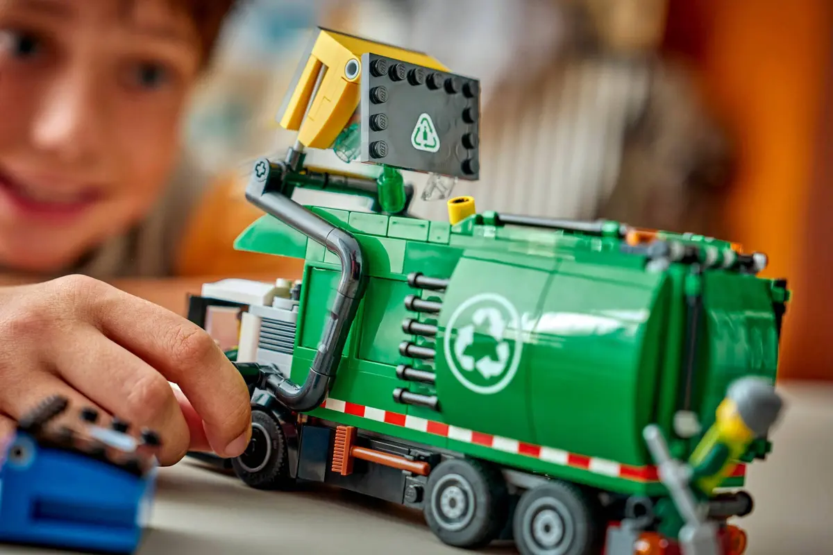 LEGO City 60495 Recycling Truck set, image 5