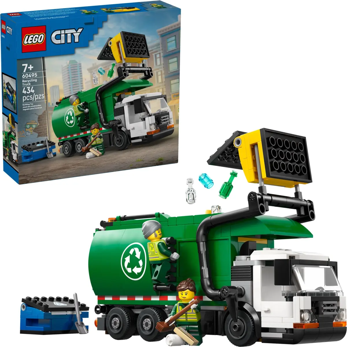 LEGO City 60495 Recycling Truck set, image 3