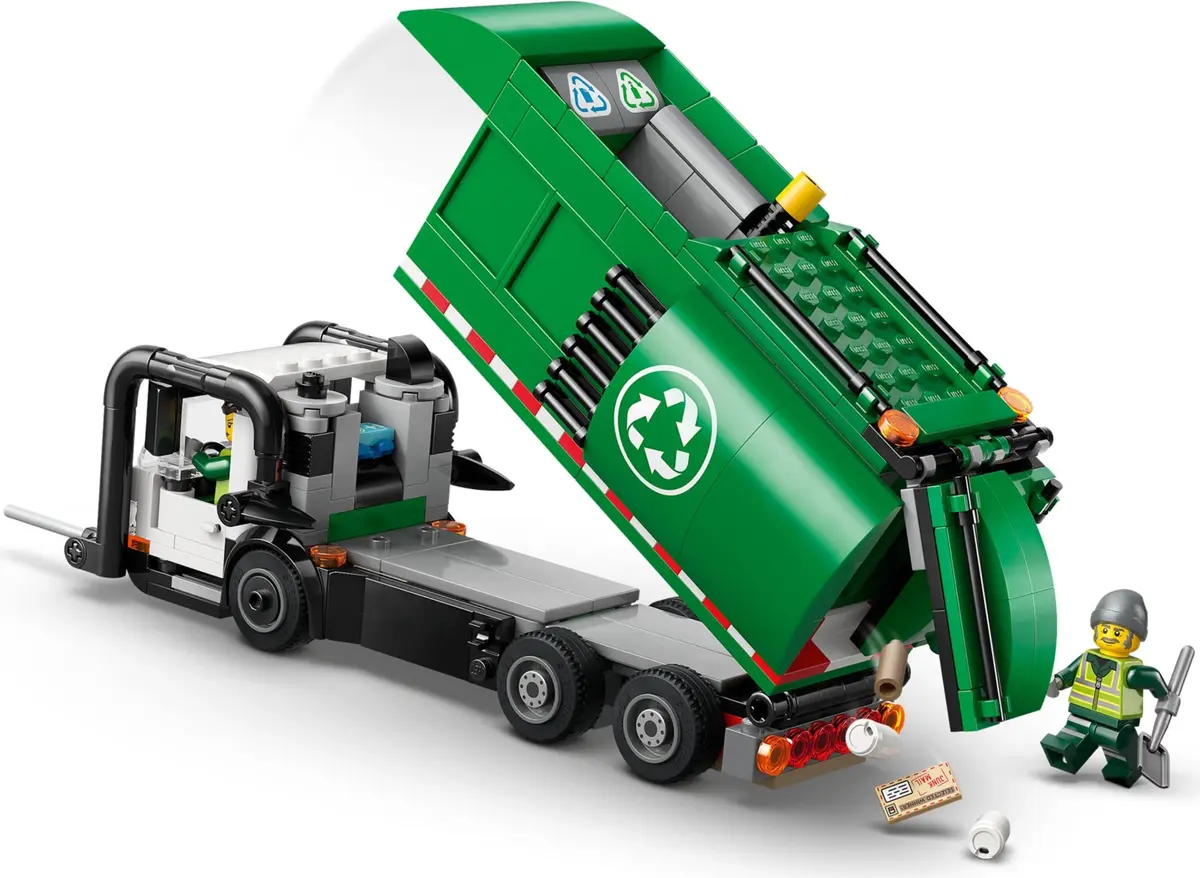 LEGO City 60495 Recycling Truck set, image 8