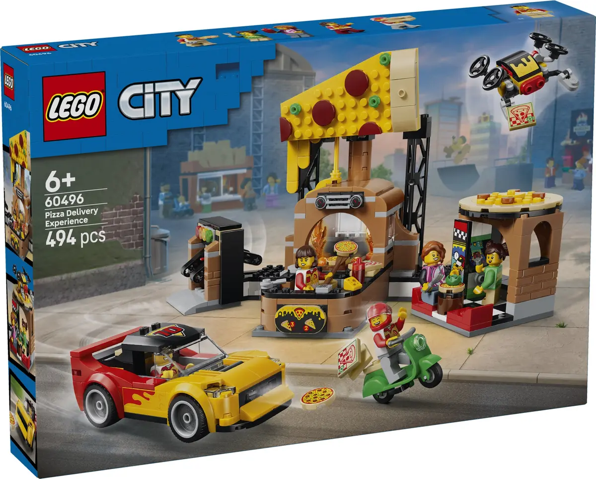 LEGO City 60496 Pizza Delivery Experience set, image 2