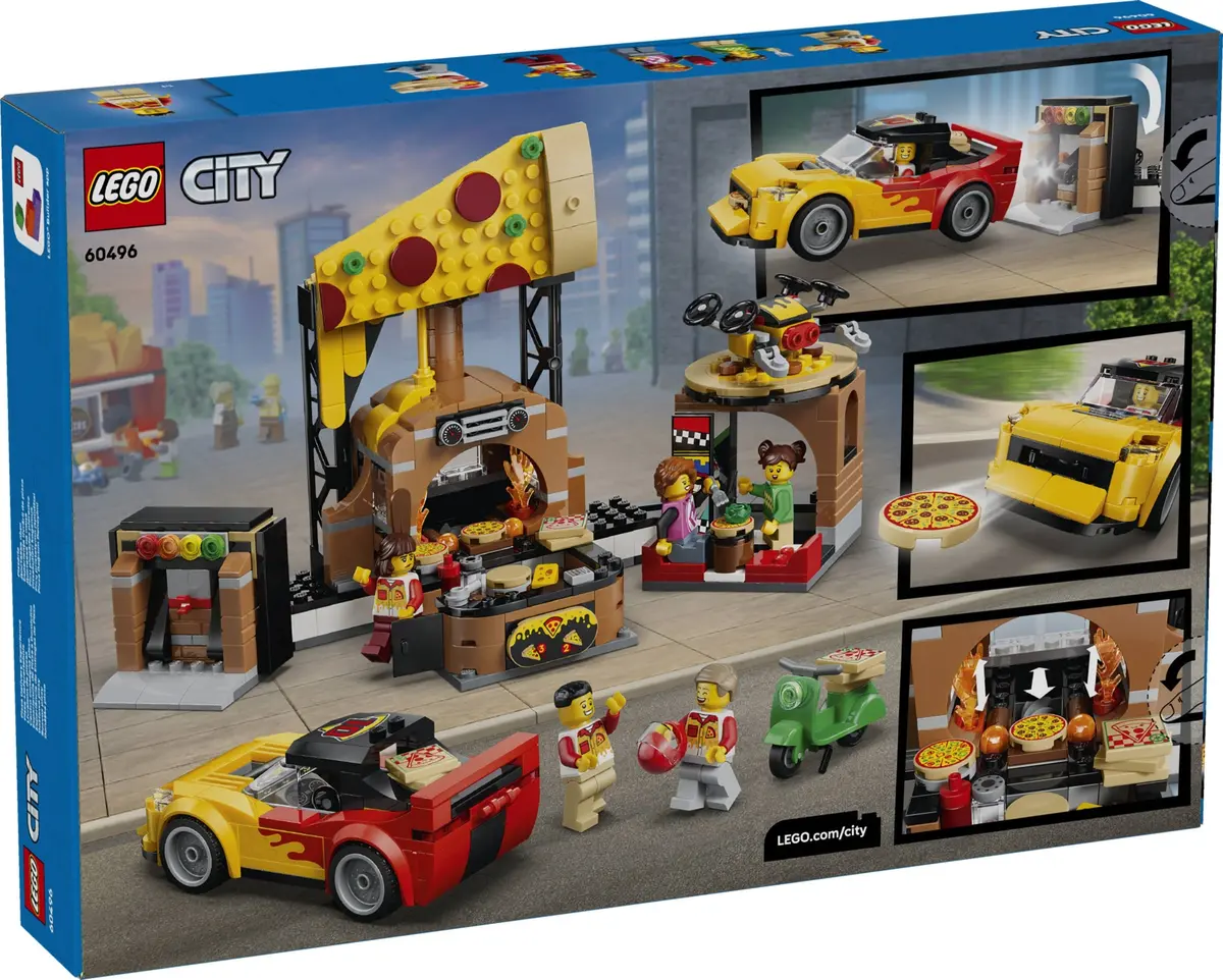 LEGO City 60496 Pizza Delivery Experience set, image 3