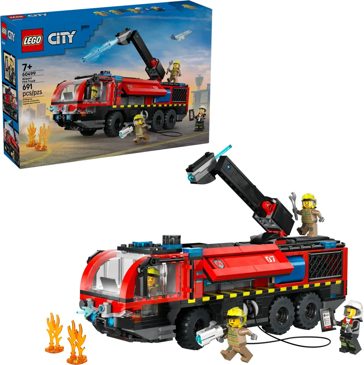 LEGO City 60499 Airport Fire Truck set, image 3