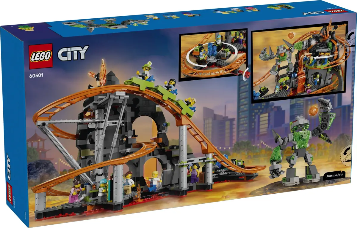 LEGO City 60501 Lava Land set, image 3