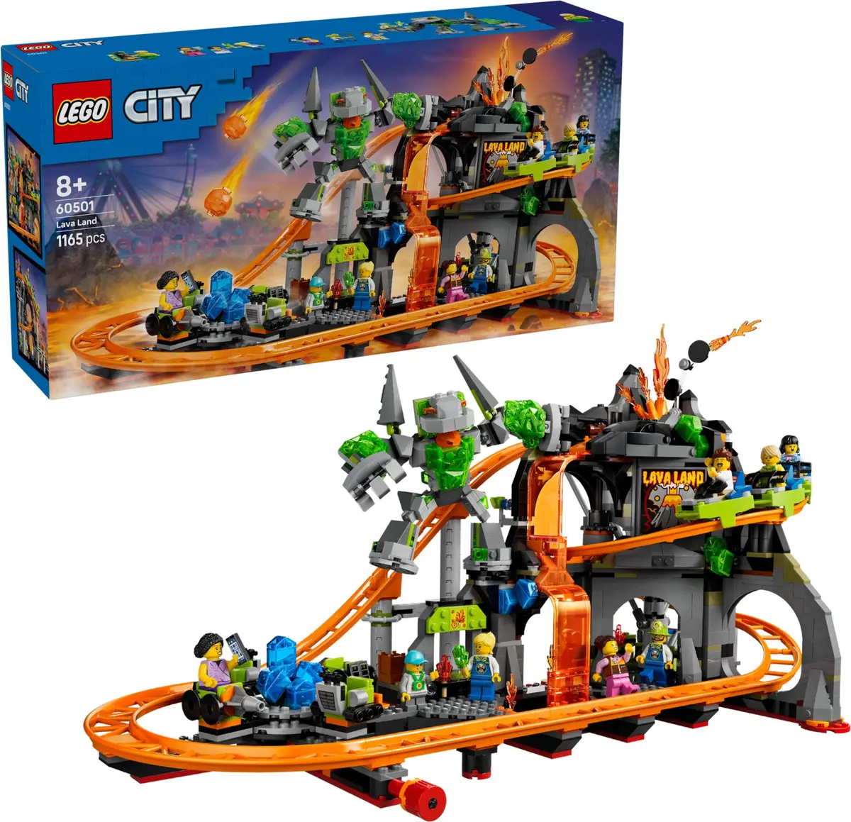 LEGO City 60501 Lava Land set, image 4