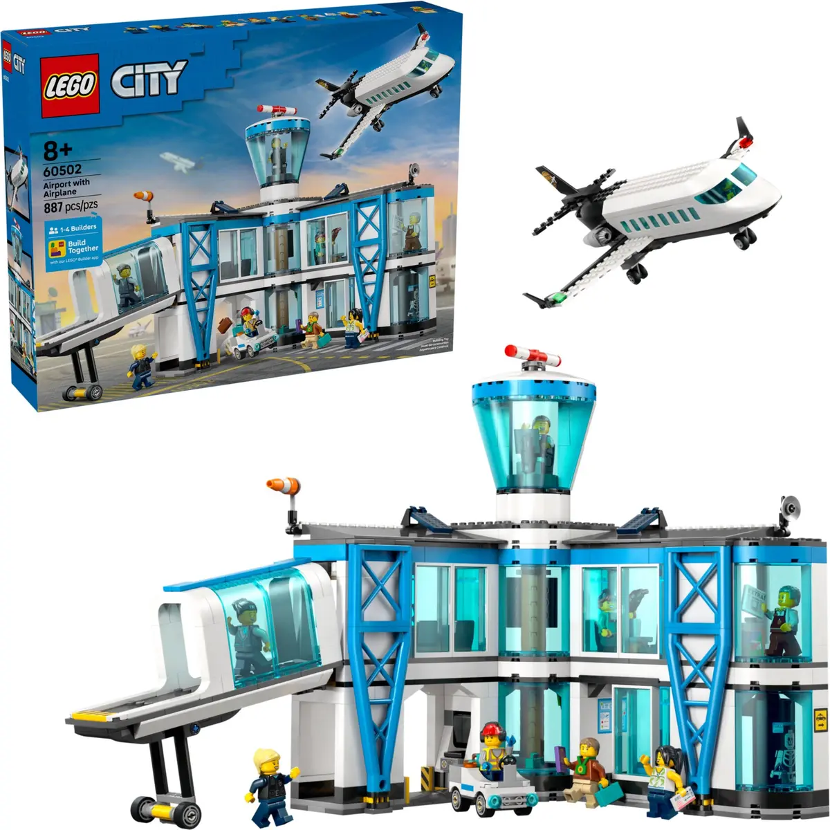 LEGO City 60502 Airport with Airplane set, image 4
