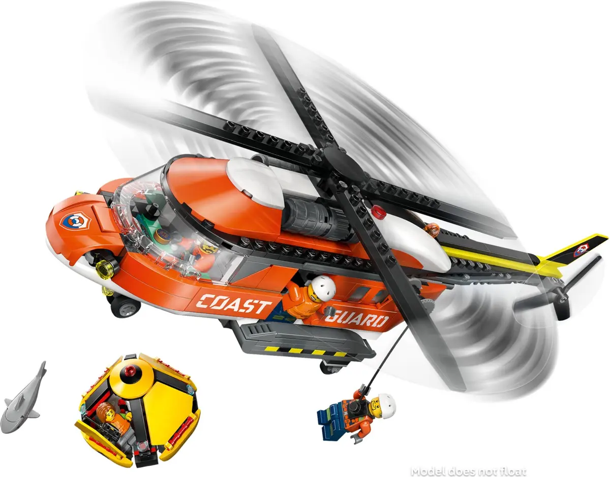 LEGO City 60503 Coast Guard Helicopter set, image 8
