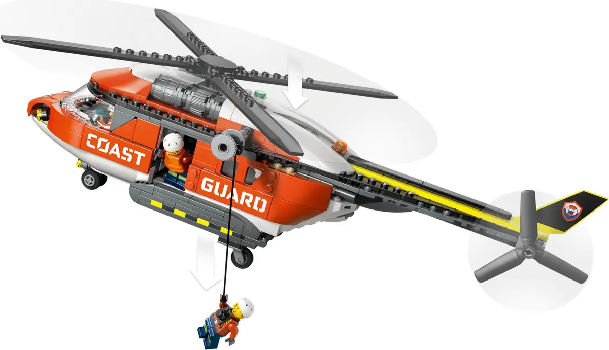 LEGO City 60503 Coast Guard Helicopter set, image 11