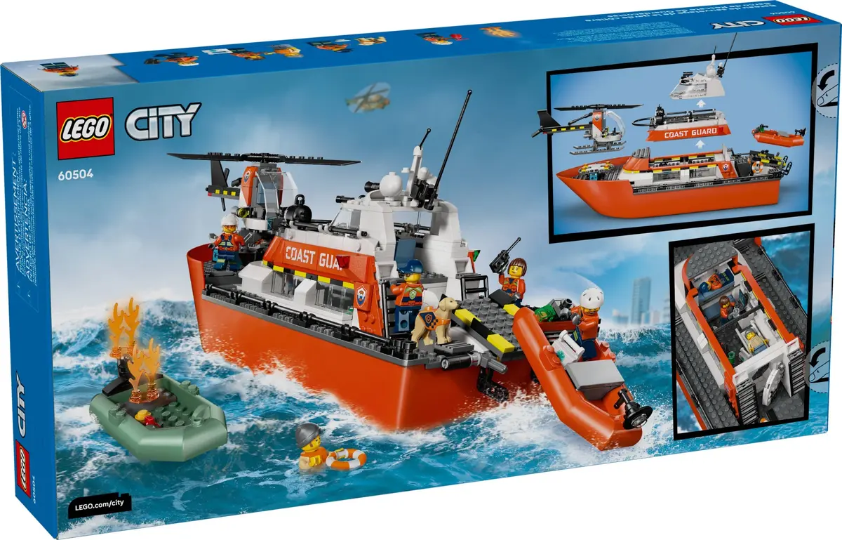 LEGO City 60504 Coast Guard Rescue Boat set, image 2
