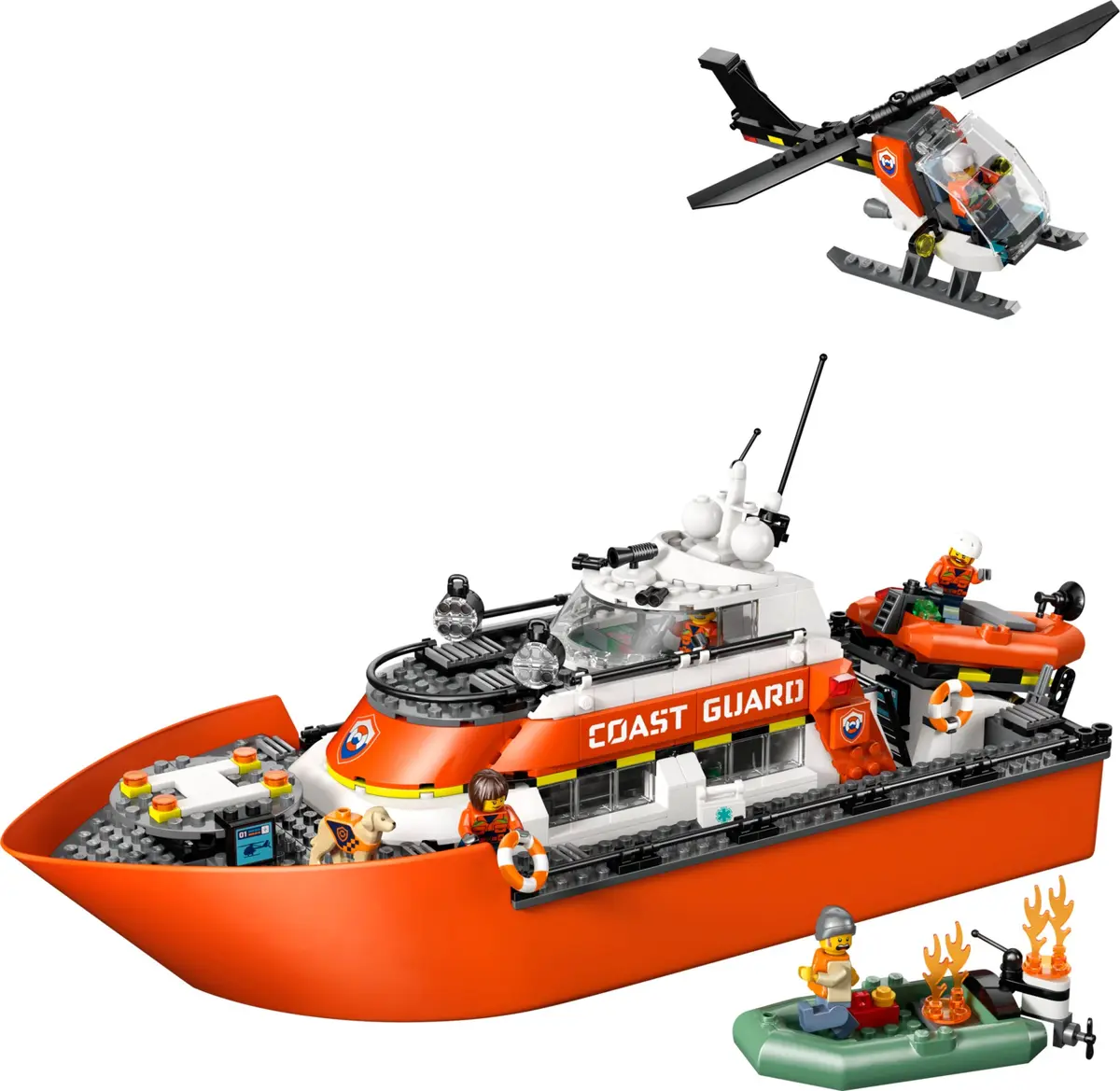 LEGO City 60504 Coast Guard Rescue Boat set