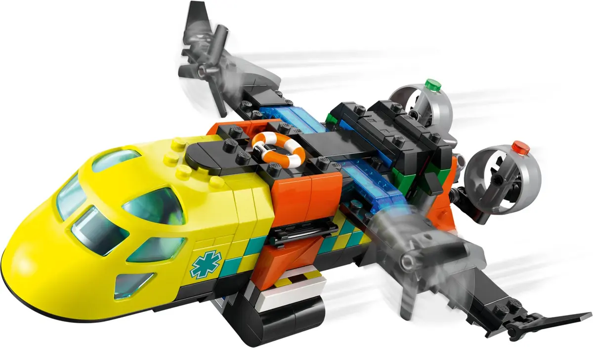 LEGO City 60505 Airplane, Service Truck & Hovercraft Remix set, image 12