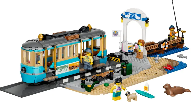 LEGO City 60506 Classic Beach Tram set