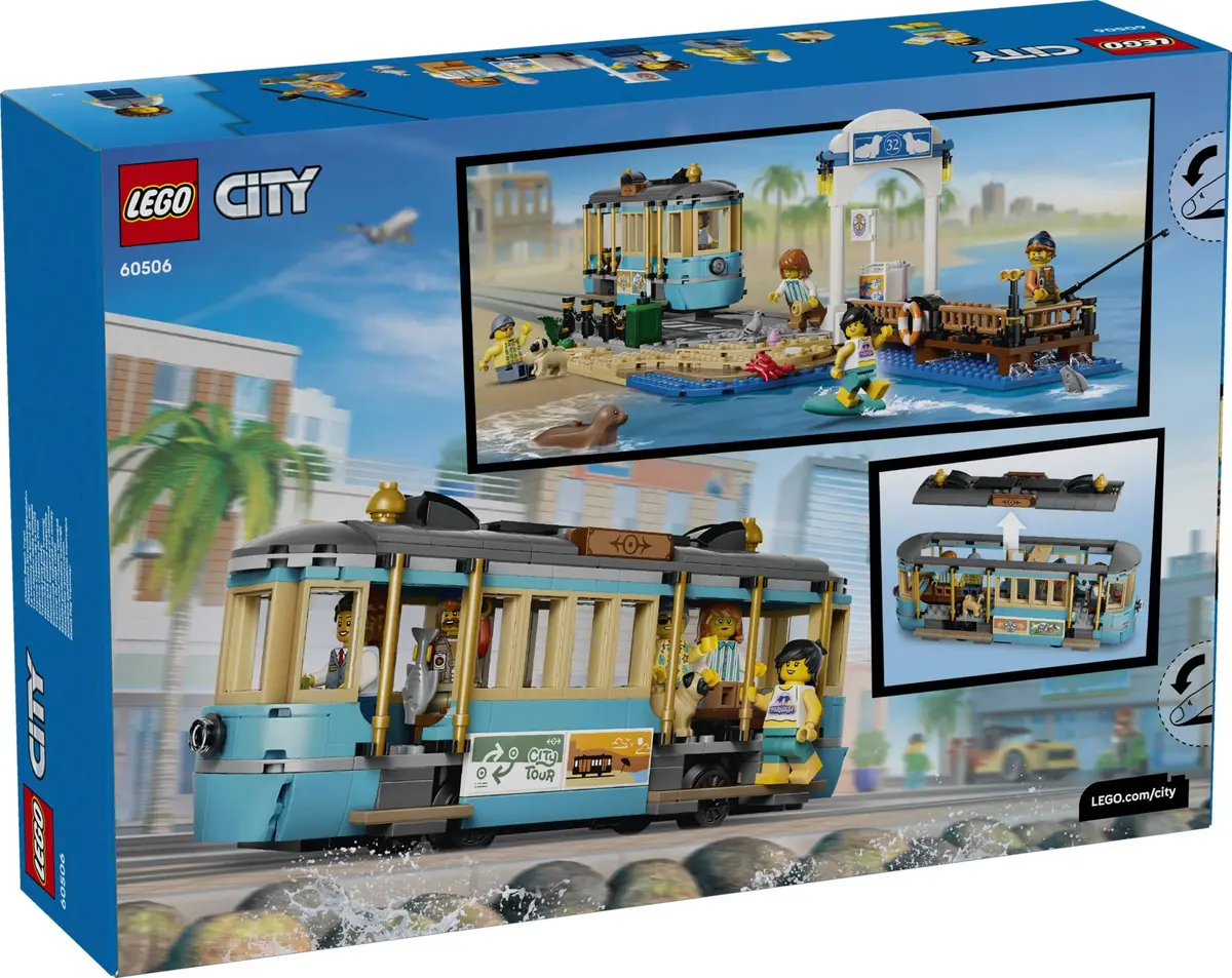 LEGO City 60506 Classic Beach Tram set, image 3