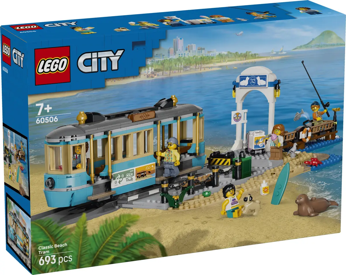 LEGO City 60506 Classic Beach Tram set, image 2
