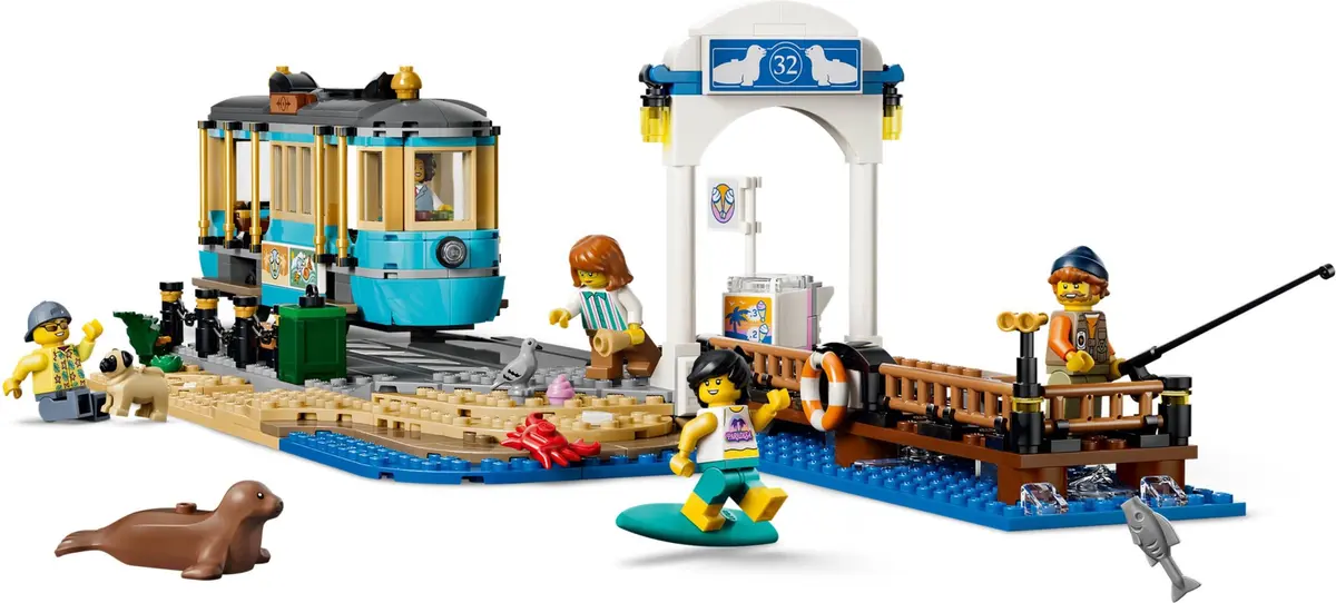 LEGO City 60506 Classic Beach Tram set, image 12