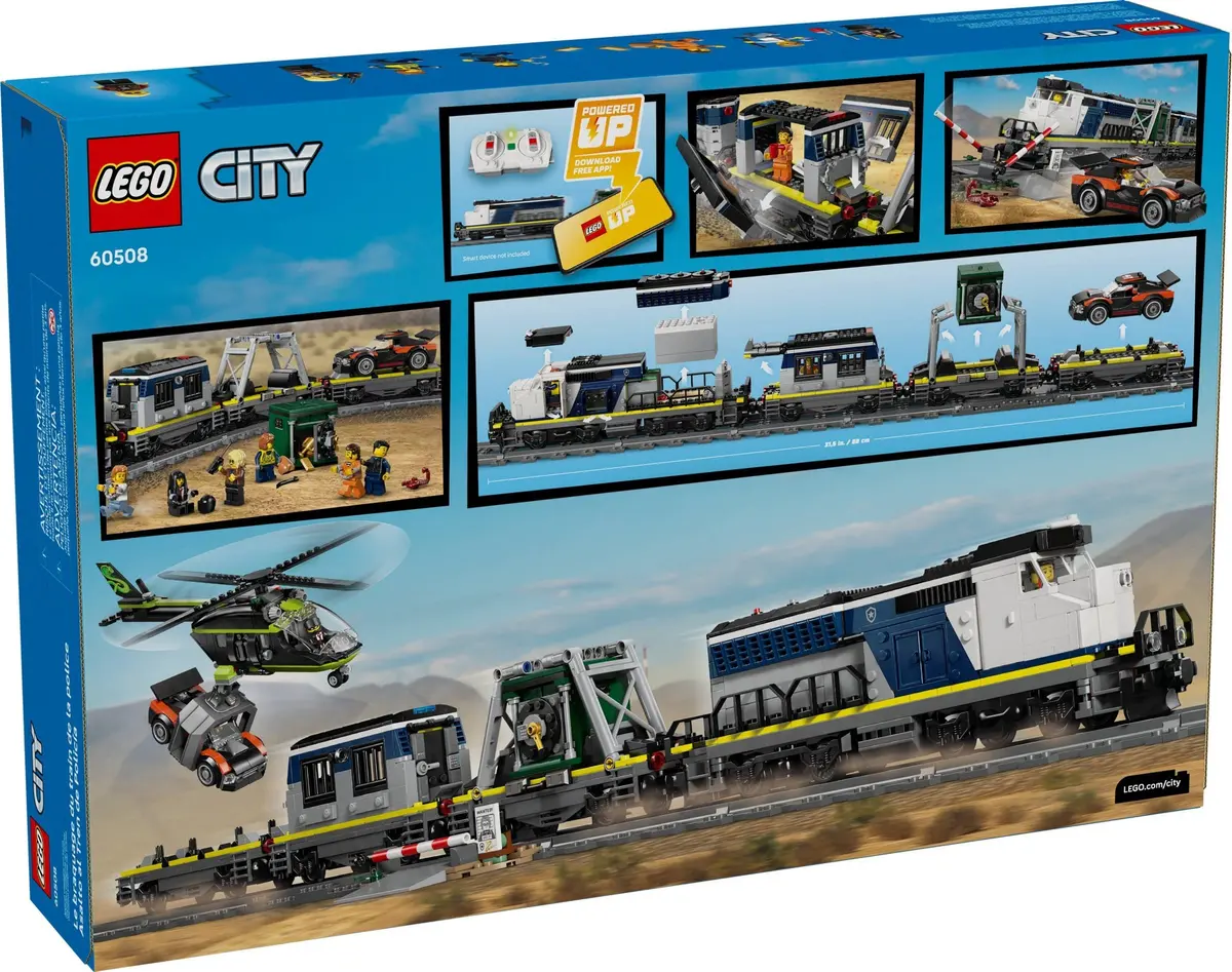 LEGO City 60508 Police Train Heist set, image 3