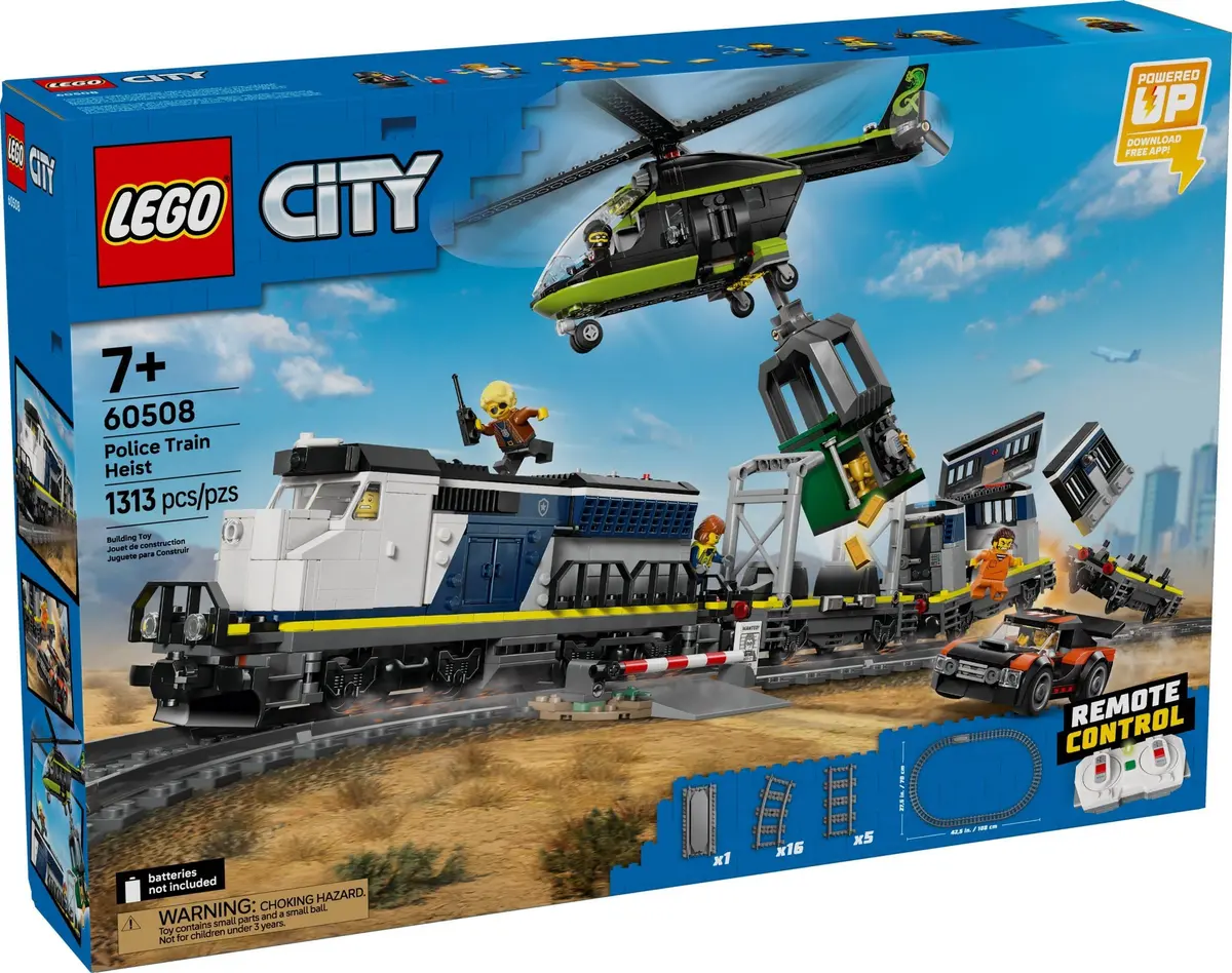 LEGO City 60508 Police Train Heist set, image 2