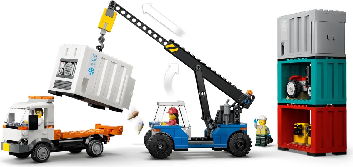 LEGO City 60509 Harbour Freight Train set, image 13