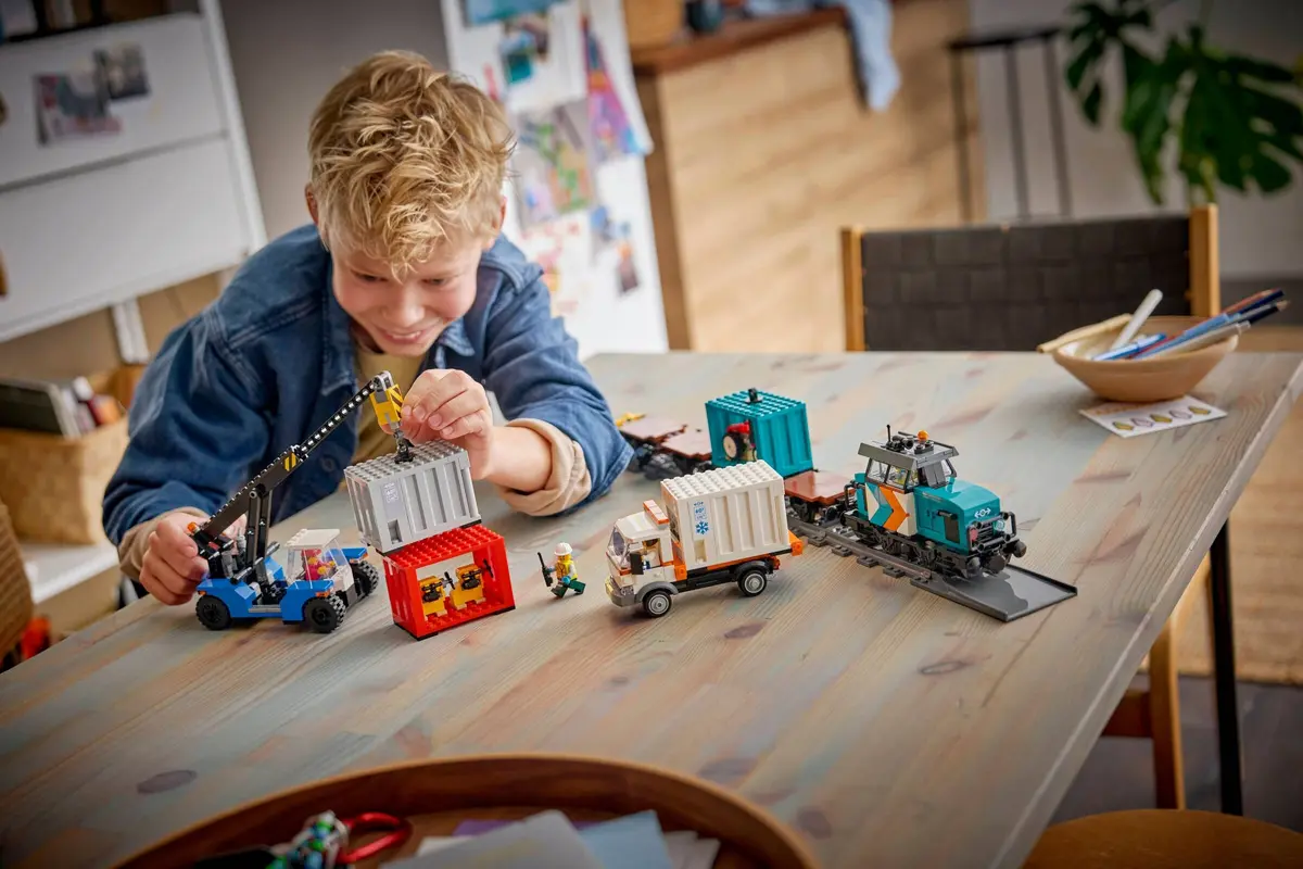 LEGO City 60509 Harbour Freight Train set, image 6