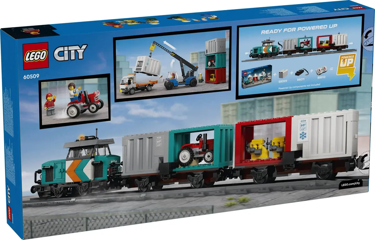 LEGO City 60509 Harbour Freight Train set, image 3