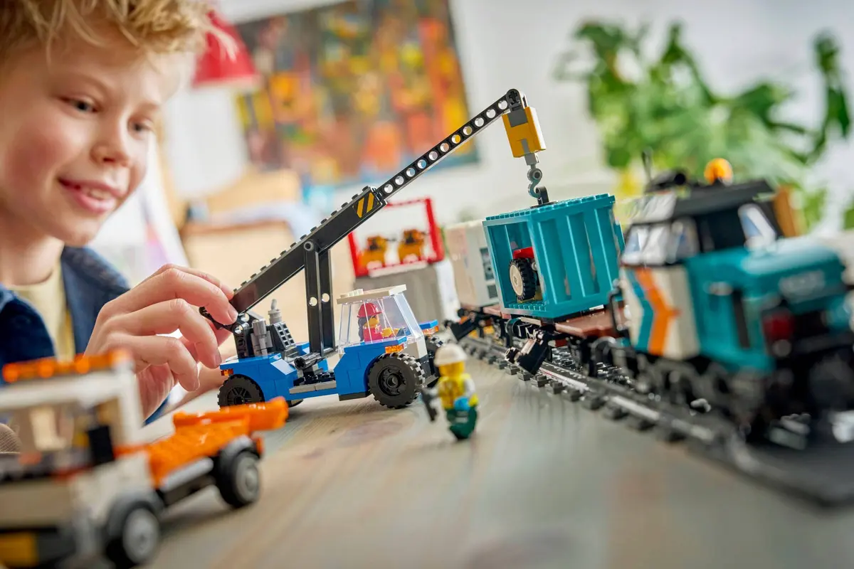 LEGO City 60509 Harbour Freight Train set, image 7