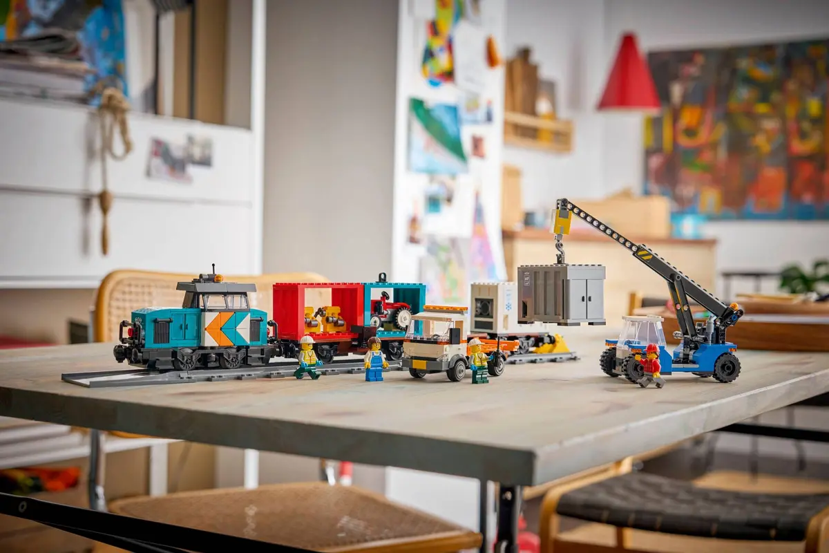 LEGO City 60509 Harbour Freight Train set, image 8