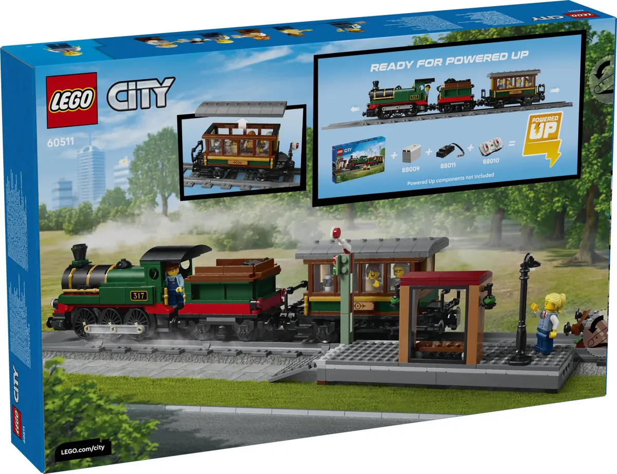 LEGO City 60511 Vintage Steam Train set, image 3