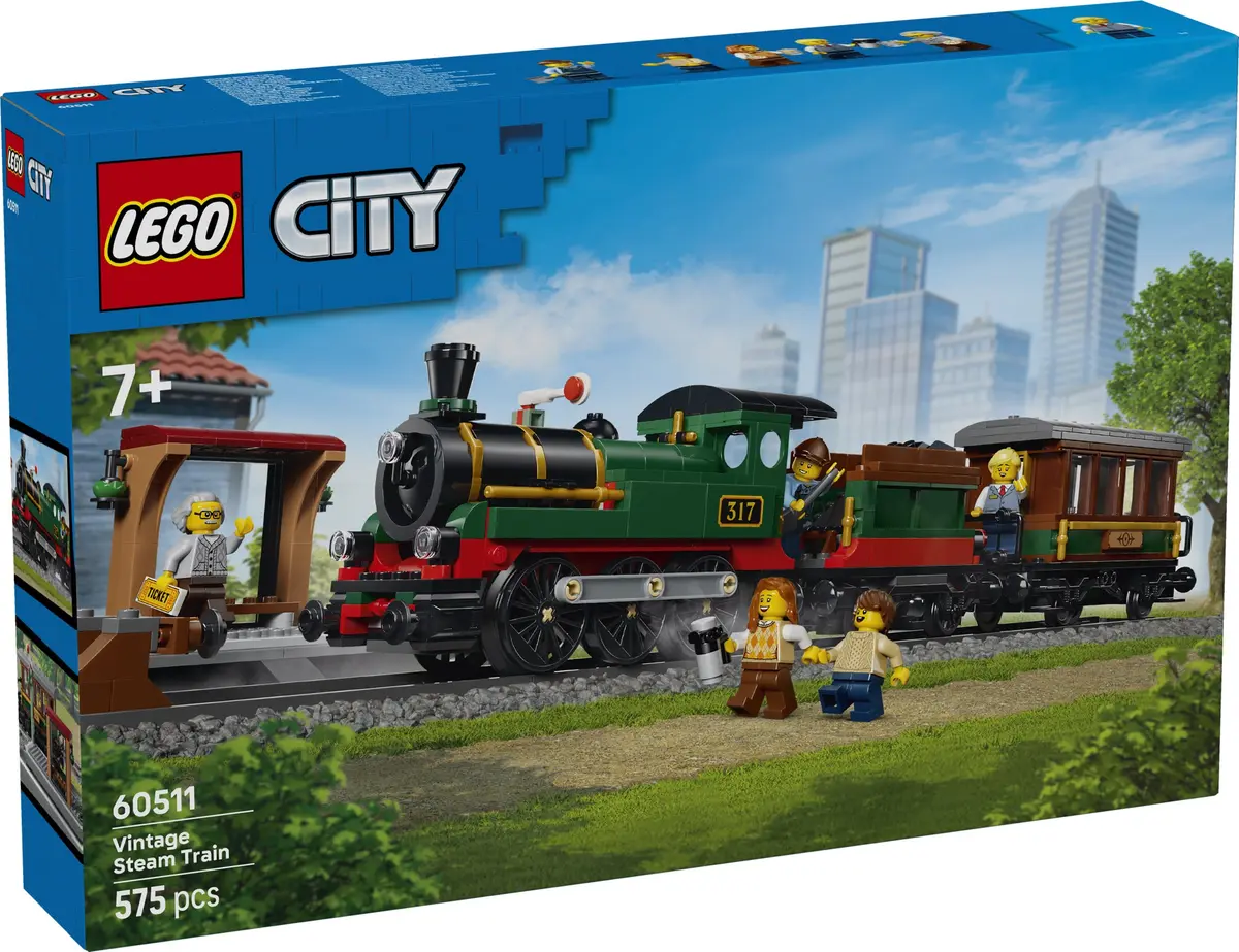LEGO City 60511 Vintage Steam Train set, image 2