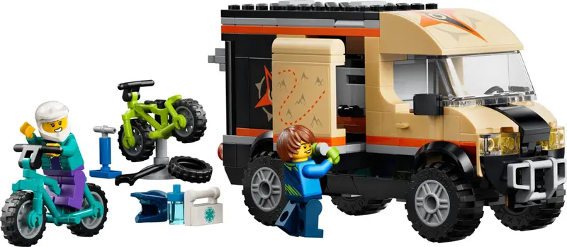 LEGO City 60512 Mountain Bike Adventure Van set