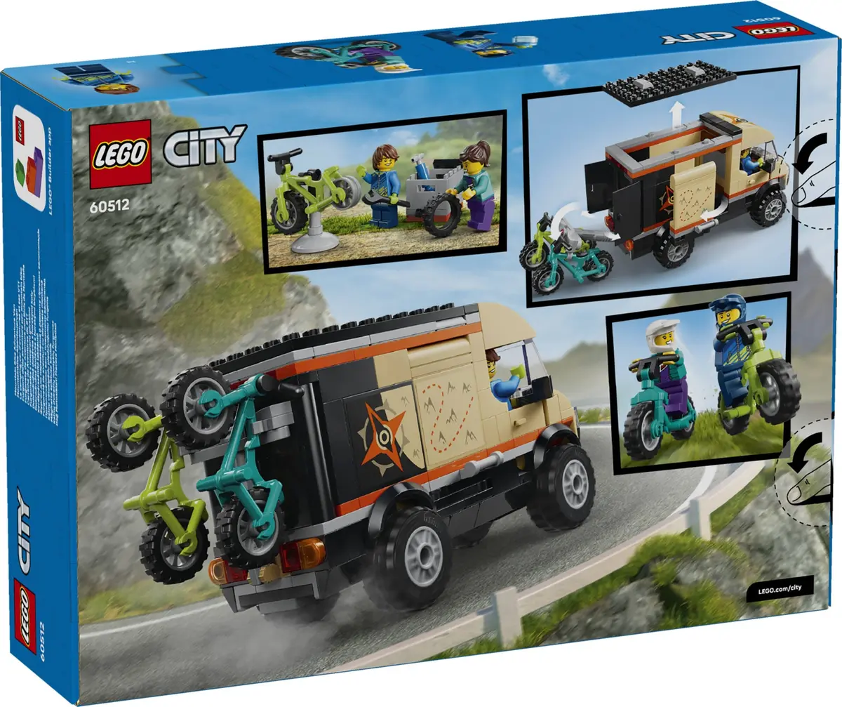 LEGO City 60512 Mountain Bike Adventure Van set, image 2