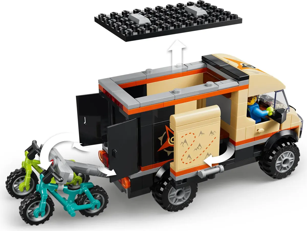 LEGO City 60512 Mountain Bike Adventure Van set, image 10