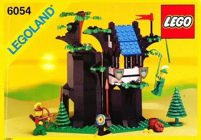 LEGO Castle 6054 Forestmen's Hideout set