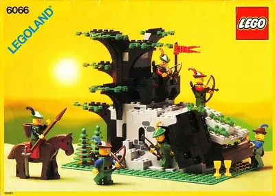 LEGO Castle 6066 Camouflaged Outpost set