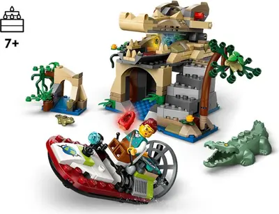LEGO City 60692 The Lost Crocodile Temple set