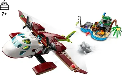 LEGO City 60693 Survivor Island Seaplane set