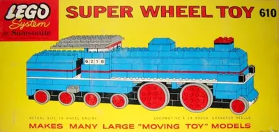 LEGO Samsonite 610 Super Wheel Toy Set (long box version) set