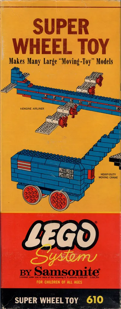 LEGO Samsonite 610 Super Wheel Toy Set (tall box version) set, image 3