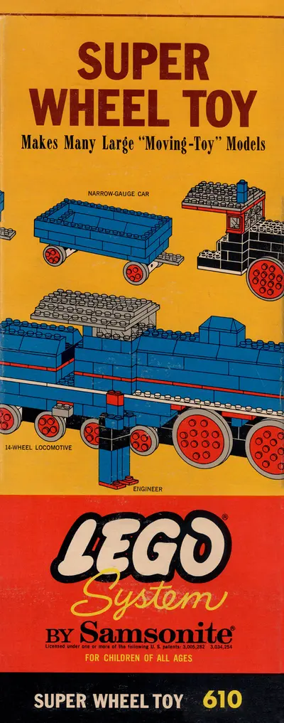 LEGO Samsonite 610 Super Wheel Toy Set (tall box version) set, image 4